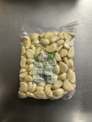 FRESH PEELED GARLIC AIL FRAIS PELÈPOIDS NET 1 LB