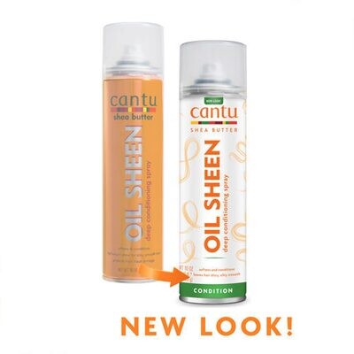 SPRAY REVITALISANT OIL SHEEN
- CANTU À BASE DE BEURRE DE KARITÉ -
110ML