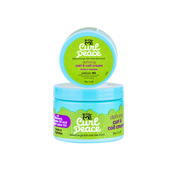 CRÈME DÉFINISSANTE POUR BOUCLES ET POINTES - CURL PEACE, JUST FOR ME - 340G (12OZ)