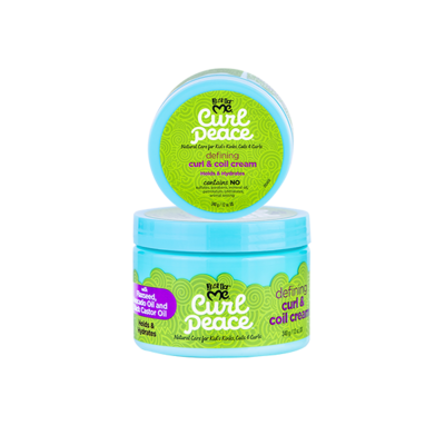 CRÈME DÉFINISSANTE POUR BOUCLES ET POINTES - CURL PEACE, JUST FOR ME - 340G (12OZ)