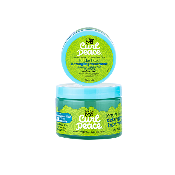 TRAITEMENT DÉMÊLANT POUR TÊTE SENSIBLE
- CURL PEACE, JUST FOR ME -
340G (12OZ)