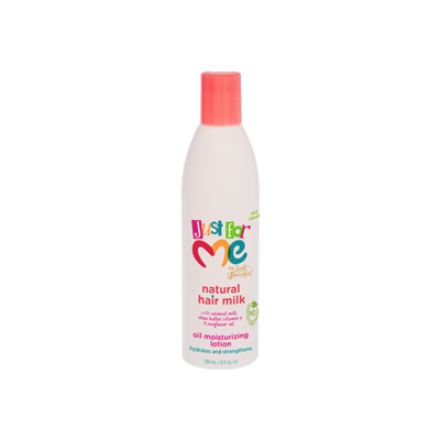 LOTION HHYDRATANTE À L&#39;HUILE DE LAIT CAPILLAIRE NATURELLE
- JUST FOR ME -
295ML (10OZ)