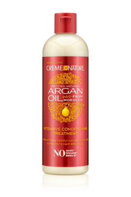 TRAITEMENT DE CONDITIONNEMENT INTENSIF - CREME OF NATURE, HUILE D&#39;ARGAN - 250ML (8.5 OZ)