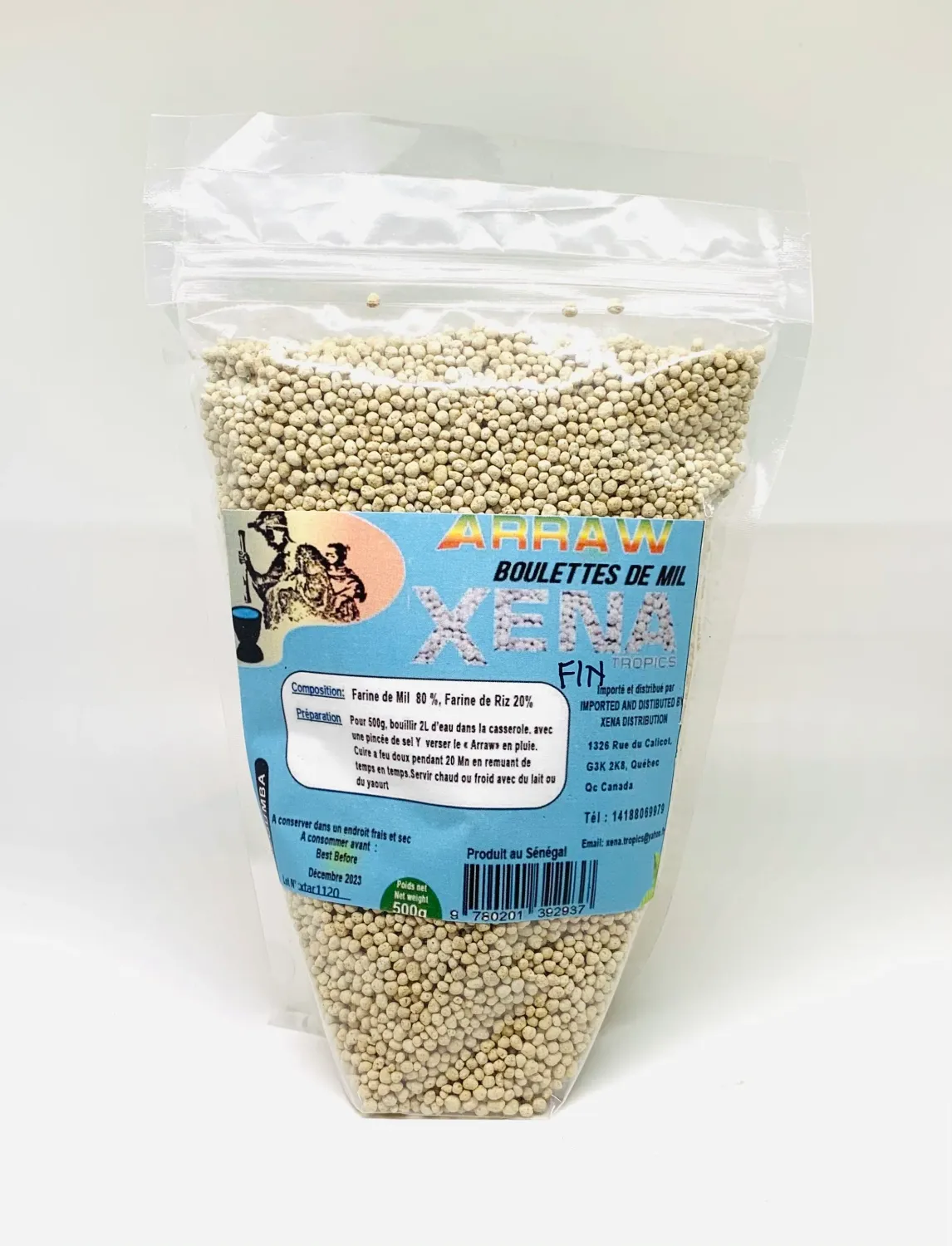 MILLET PELLET - MÉMÉ D'AFRIQUE -  500G