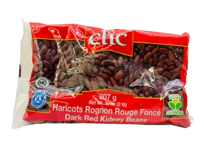 HARICOTS ROGNON ROUGE FONCE - CLIC