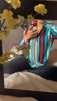 Multicolor striped shirt