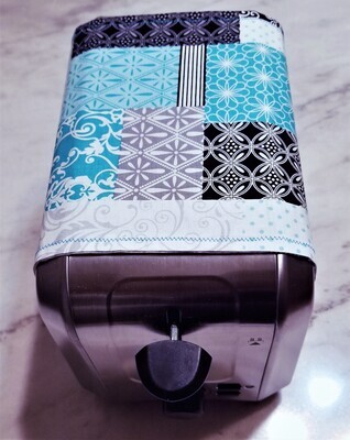 Teal Theme  2-Slice Toaster Cover