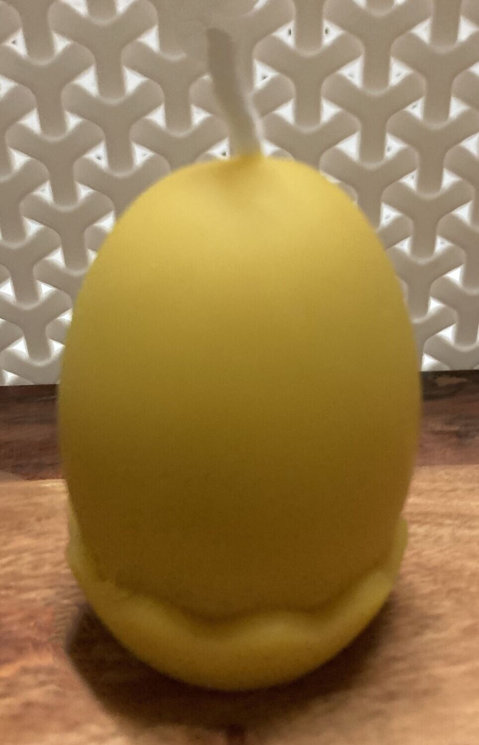 Beeswax Egg in Shell candle