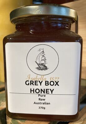 370g Grey Box premium raw honey
