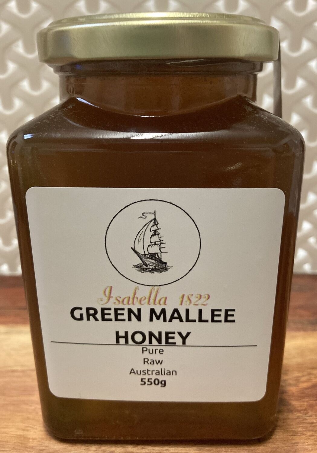 550g Green Mallee premium raw honey