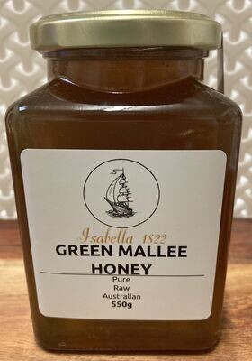 550g Green Mallee premium raw honey