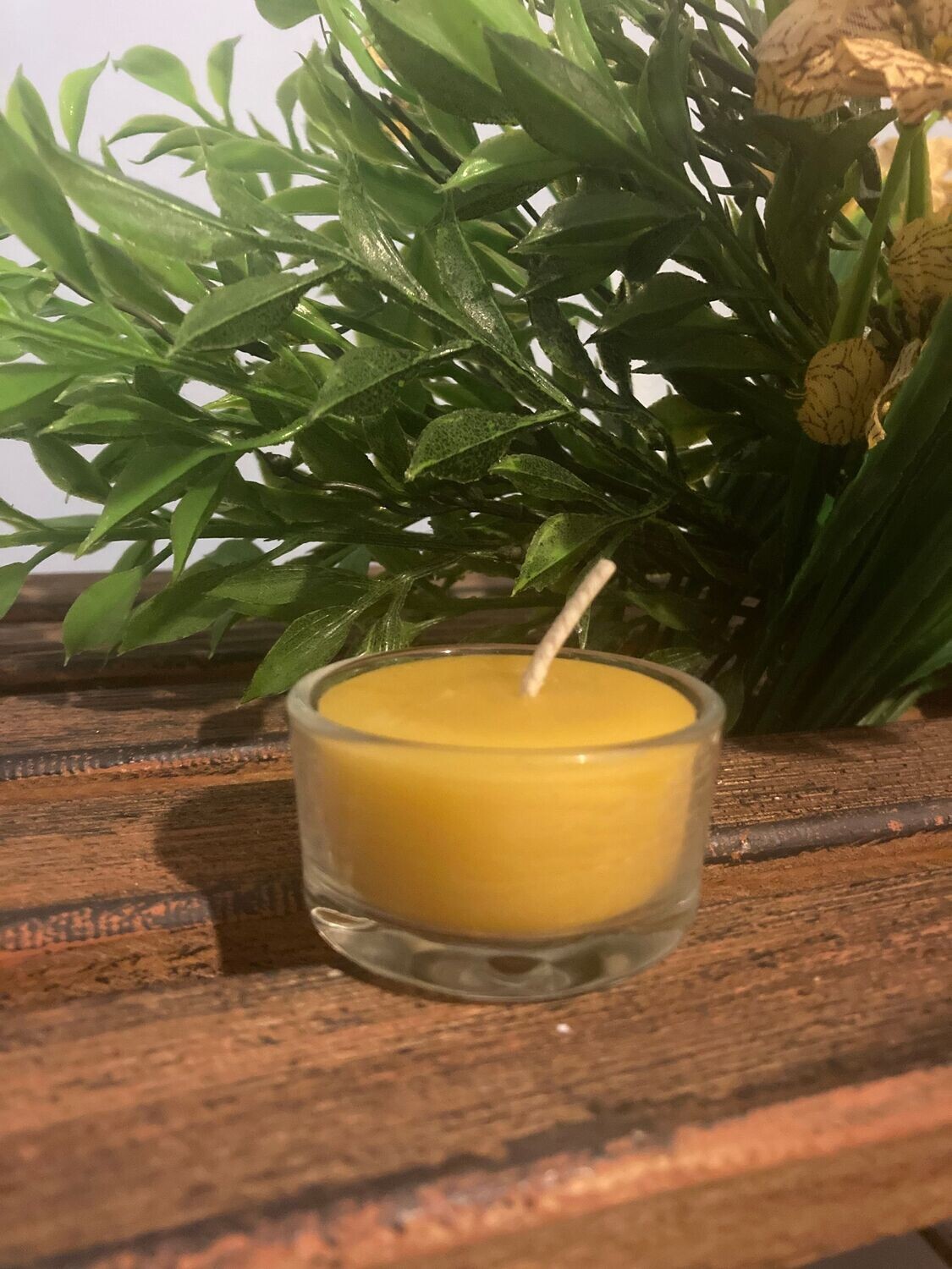 Beeswax tealight - Glass