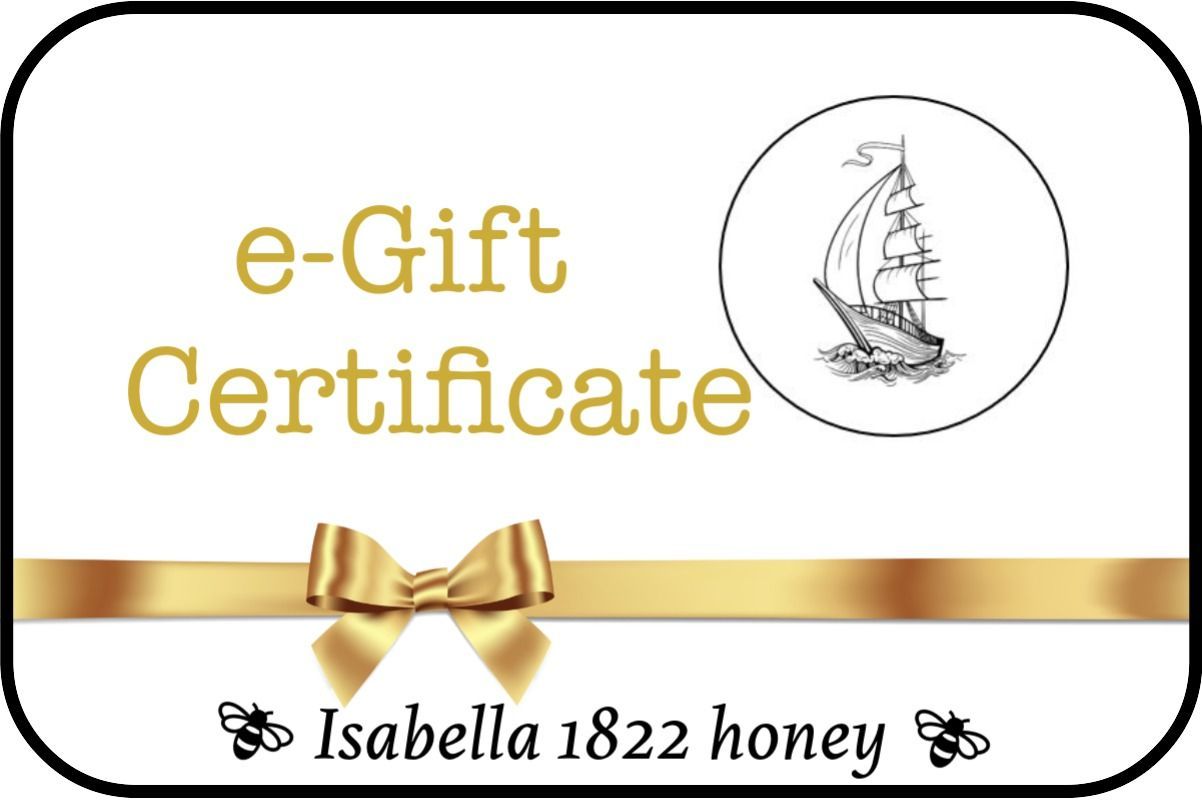 Isabella 1822 Gift card