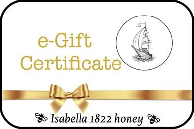 Isabella 1822 Gift card