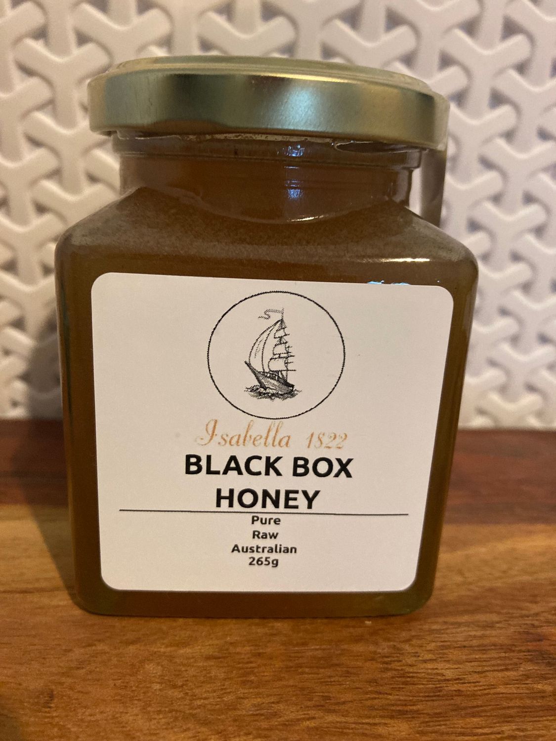 265g Black Box premium raw honey