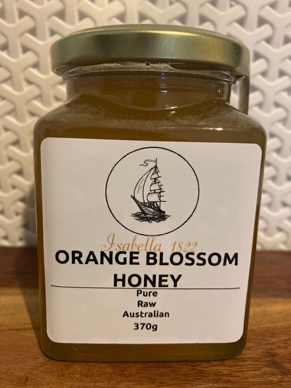 370g Orange Blossom premium raw honey