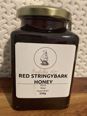 550g Red Stringybark premium raw honey