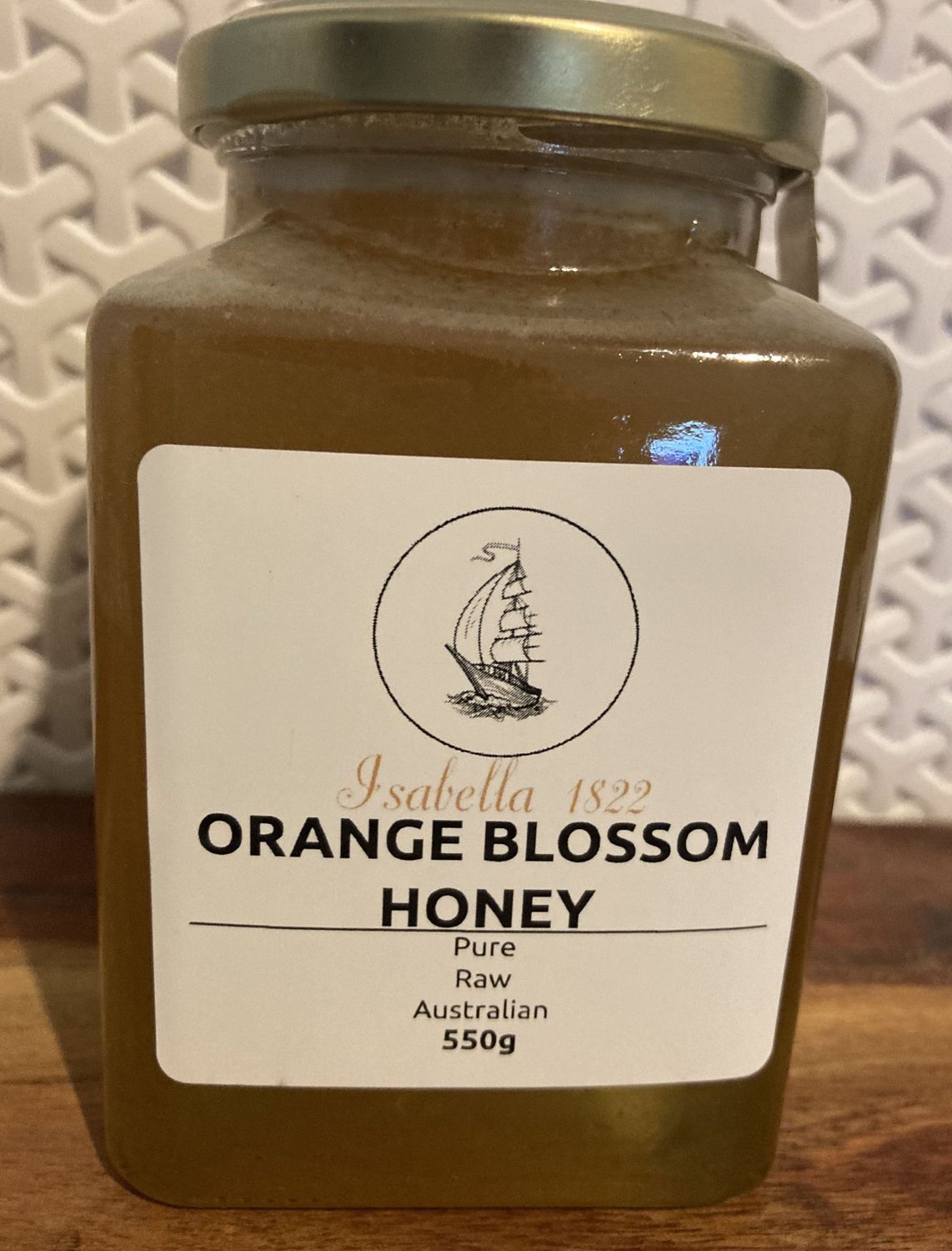 550g Orange Blossom premium raw honey