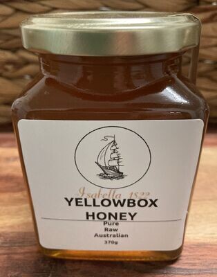 370g Yellow Box premium raw honey 370g Yellow Box premium raw honey