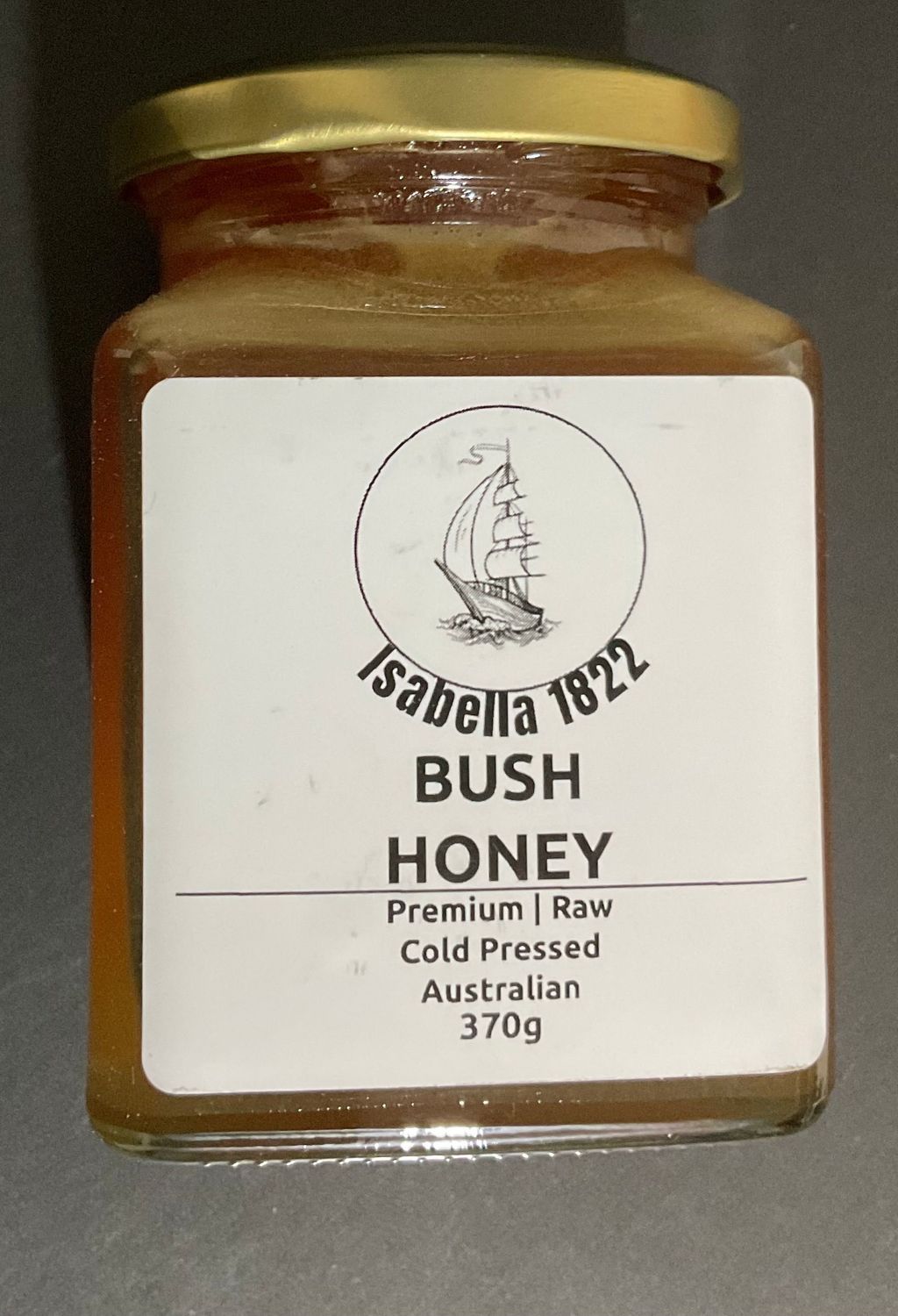 370g Bush premium raw honey