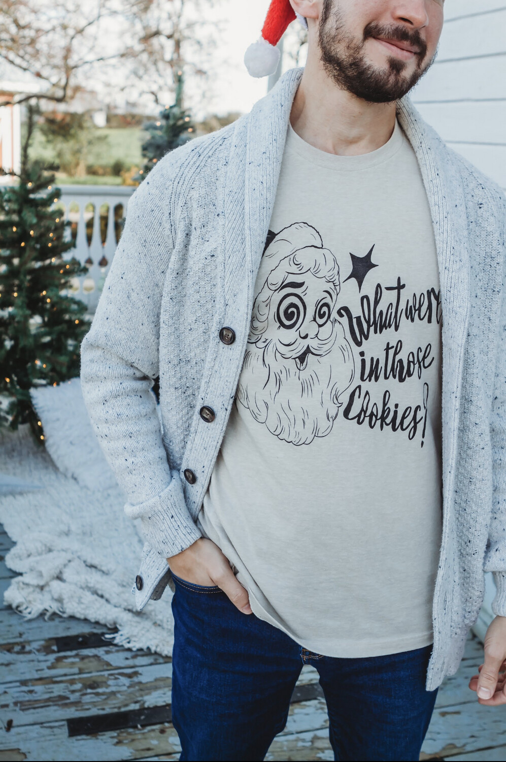 Trippy Santa shirt