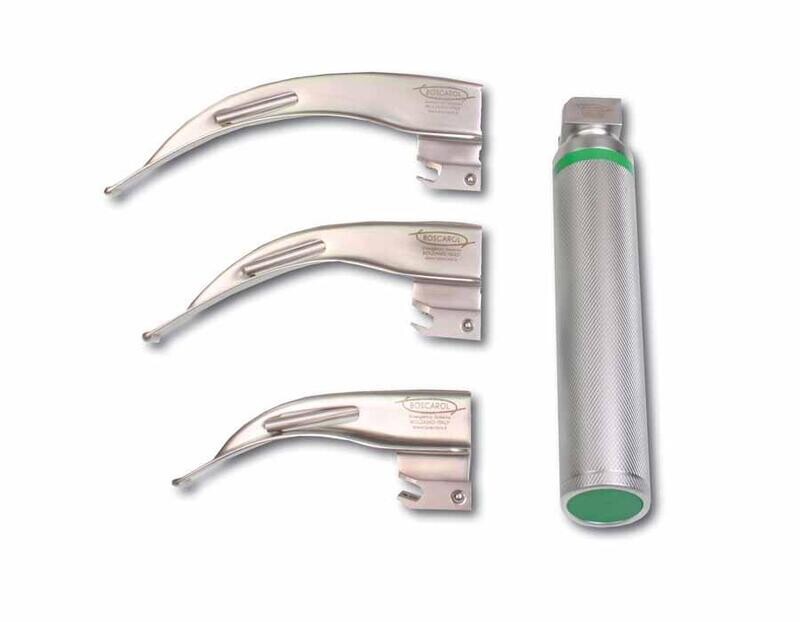 Set Laringoscopio F.O 3 Lame