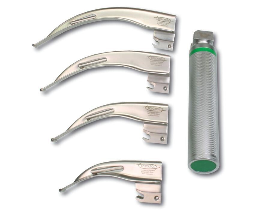 Set Laringoscopio F.O. 4 Lame
