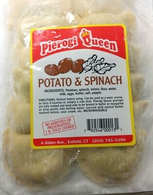Packaged Potato and Spinach Pierogi