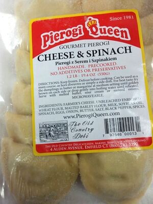 Cheese and SPinach Packaged Pierogi, 1.2 lb