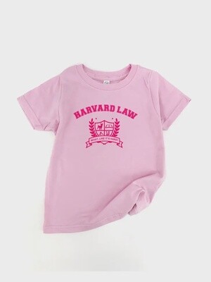 Pink Harvard Tee