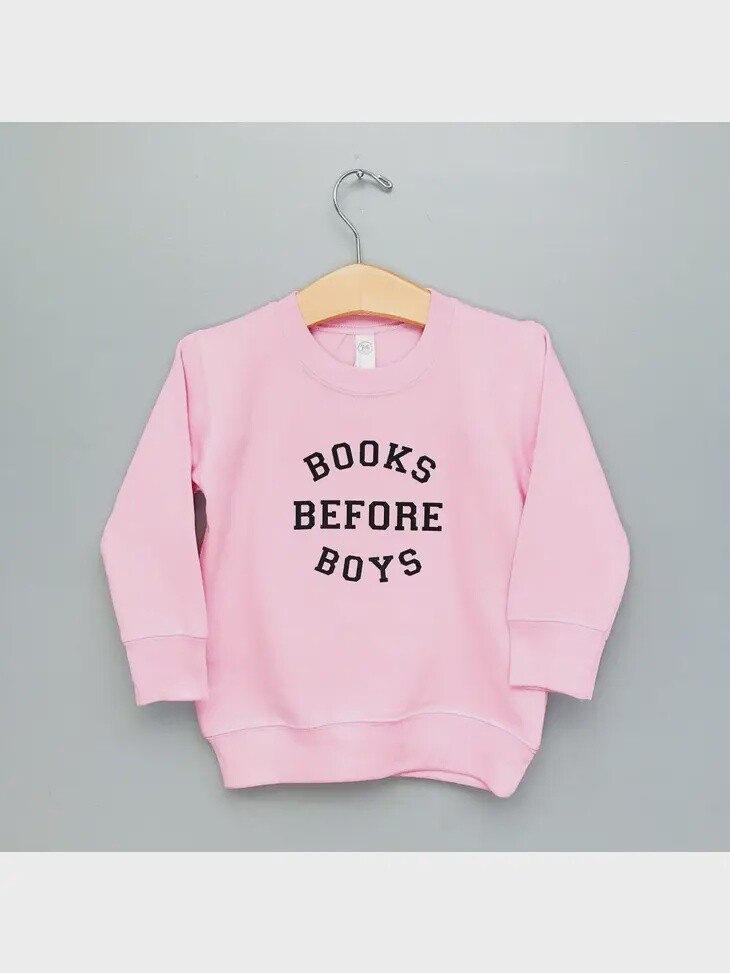 Books Before Boys Sweatshirt