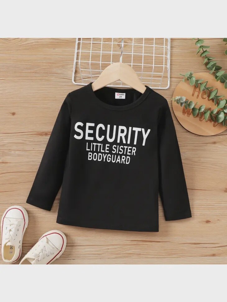 Little Sister Bodyguard L/S Tee