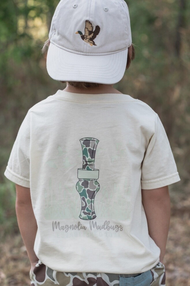 Camouflage Duck Call Kids Tee