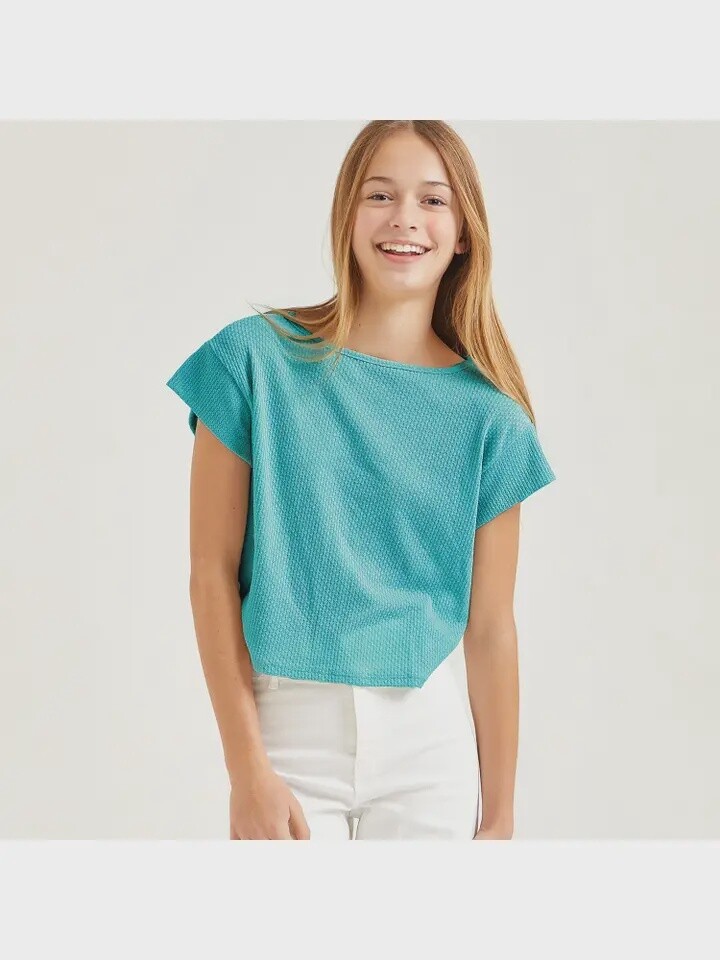 Cap Sleeve Crop Top