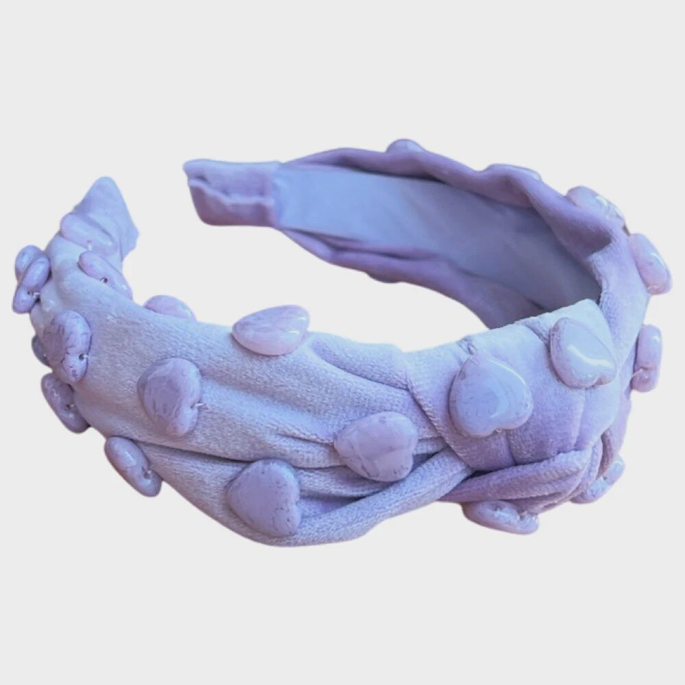 HOH Stone Quartz Traditional Knot Headband - Purple