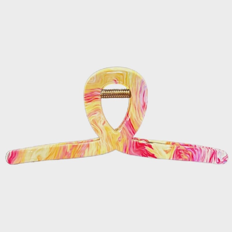 HOH Looped Claw Clip - Hot Pink