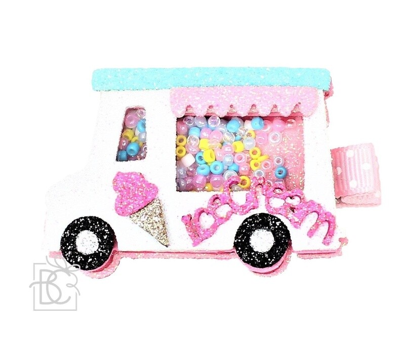 Ice Cream Truck Glitter Shaker