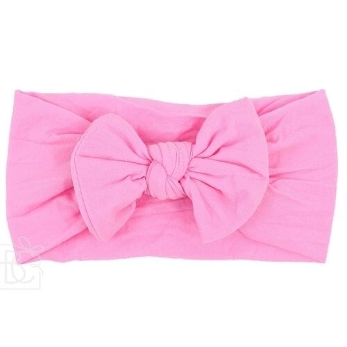 Wide Pantyhose Headband w/Knot