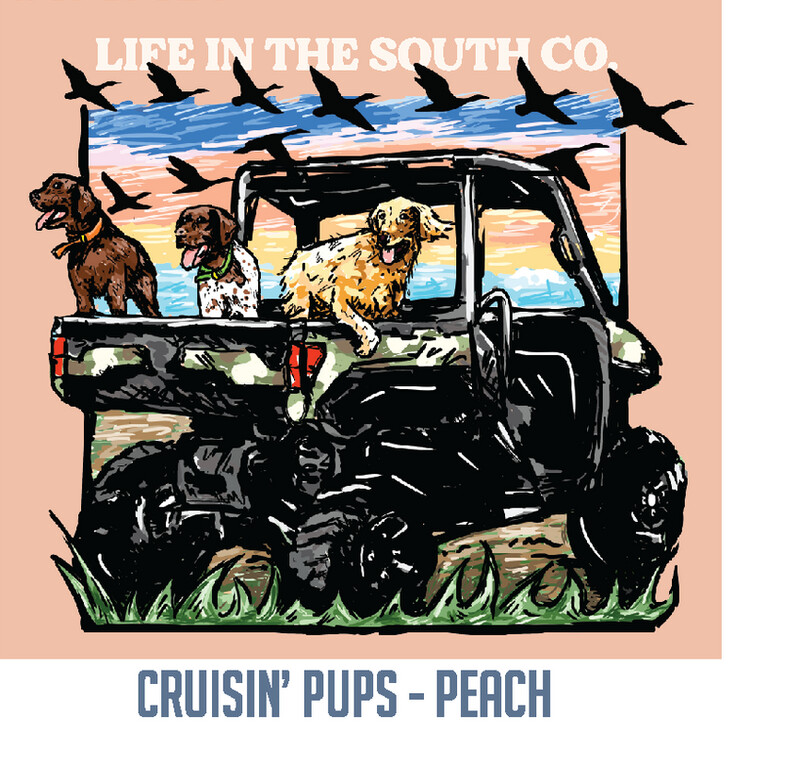 Life in the South Cruisin&#39; Pups-Peach