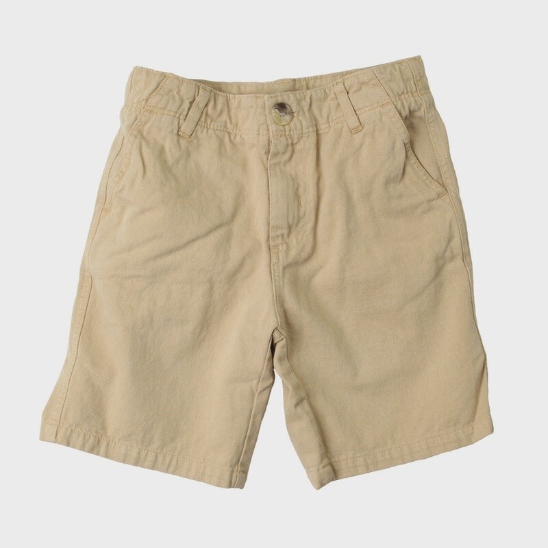 Wes &amp; Willy Twill Short/Khaki