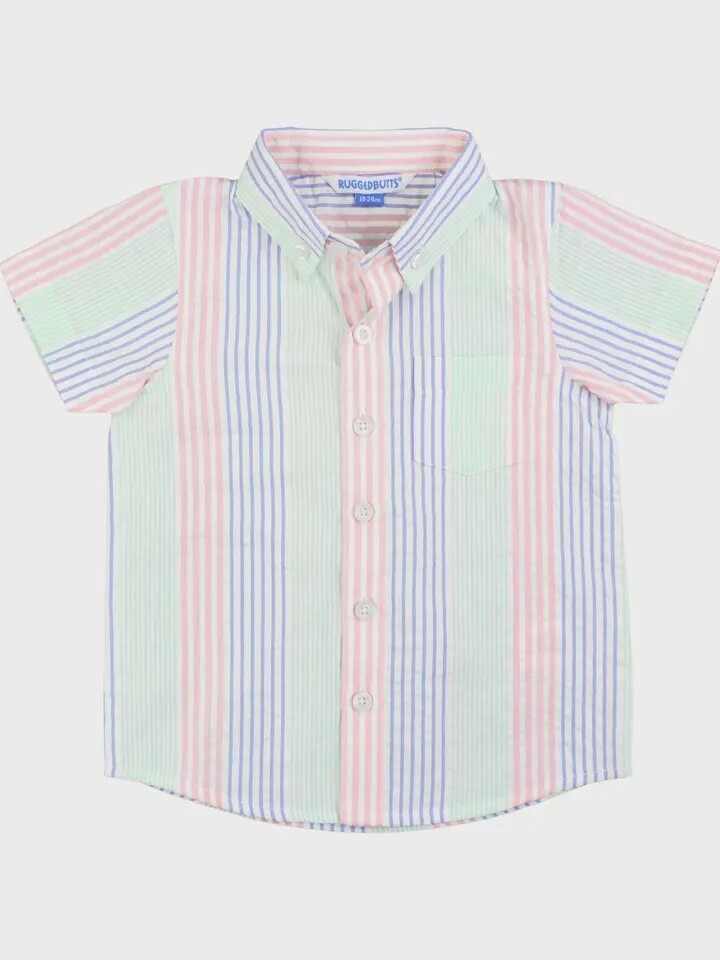 RuggedButts Seersucker Button Down Shirt