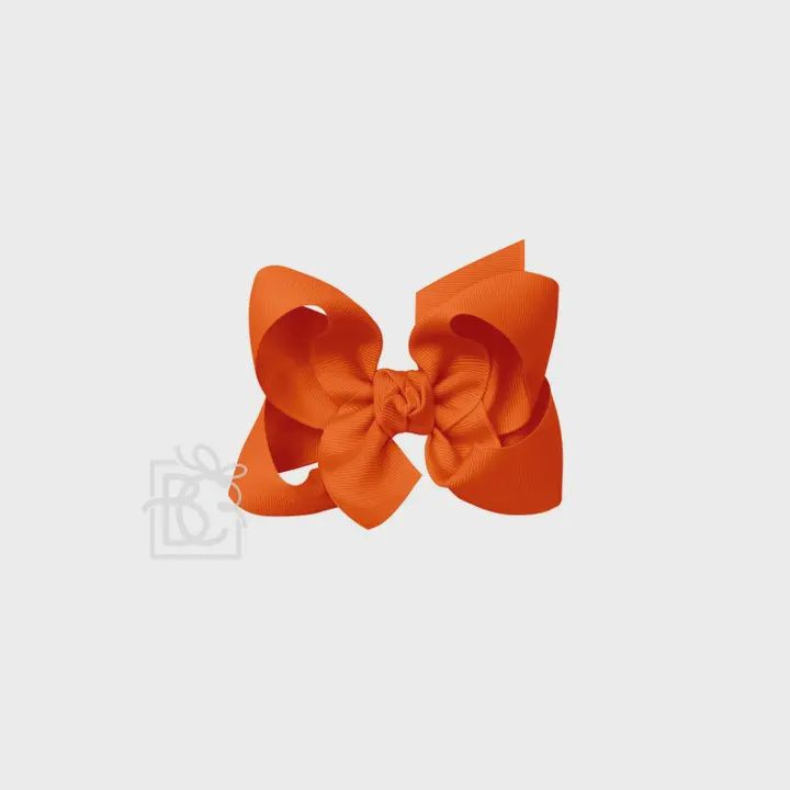 Signature Grosgrain Large Bow - 4.5&quot; w/ 1.5&quot; Ribbon