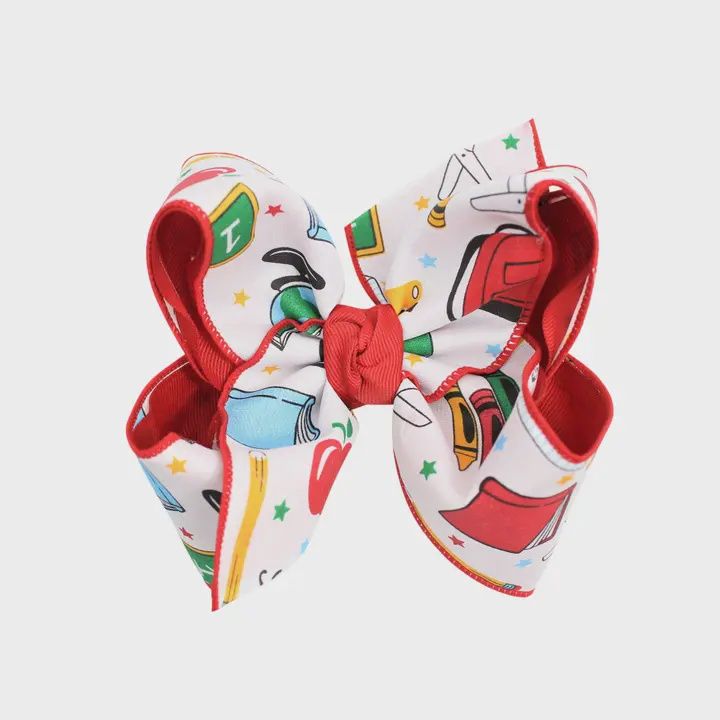 Back To School Bows, Colour: Red