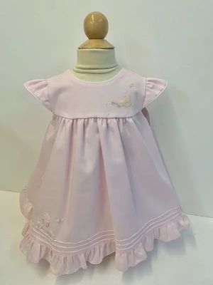 Sweet Baby Pink Dress W Diaper Cover