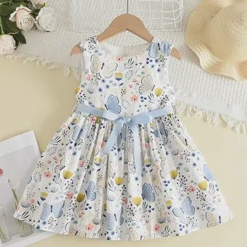 Sleeveless Butterfly Dress