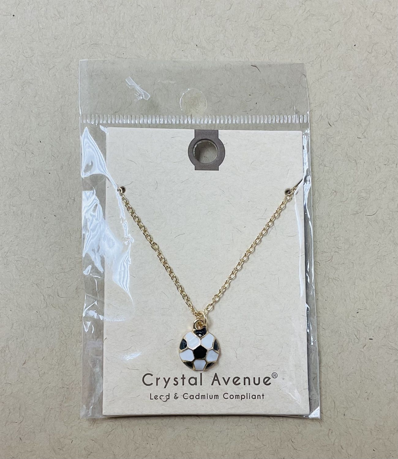 soccer ball necklace