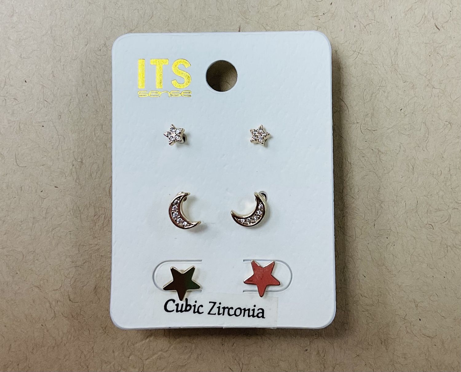 Gold starry night multi-pack earrings