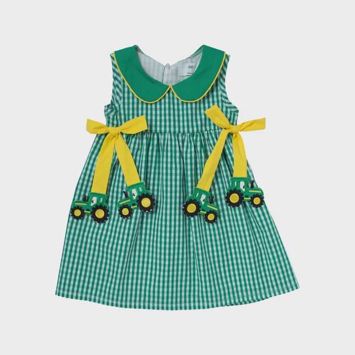 CITY BEAUTIFUL TRACTOR TIE DRESS