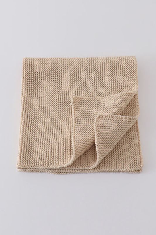 Baby Knitted Blanket-Beige