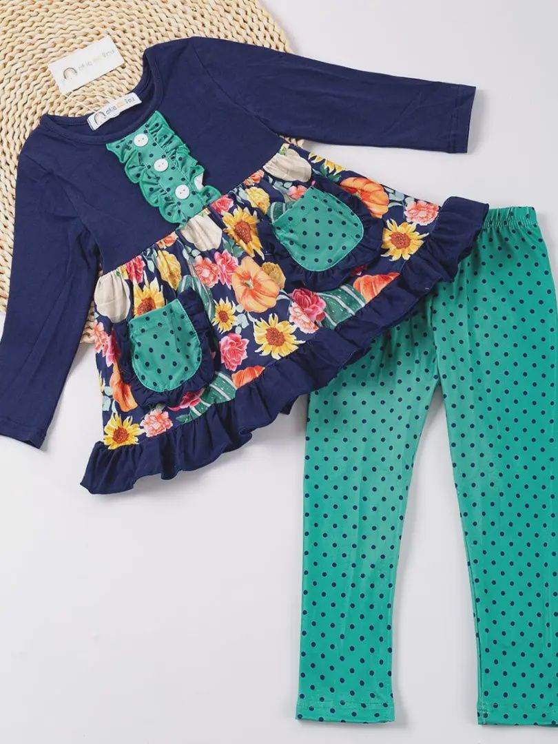 Floral Harvest Pants Set